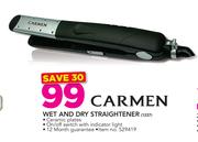Carmen Wet And Dry Straightener