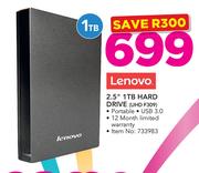 Lenovo 2.5" 1TB Hard Drive UHD F309