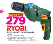 Ryobi 500W Impact Corded Drill HID-500