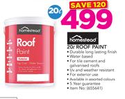 Homestead 20Ltr Roof Paint