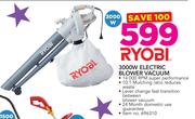 Ryobi 3000W Electric Blower Vacuum