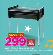 Out & About Adjustable Family Braai