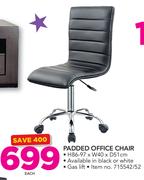Padded Office Chair-Each