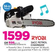 Ryobi 36cc Petrol Chainsaw