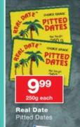 Real Date Pitted Dates-250g Each