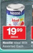 Nestle Ideal Milk Assorted-300ml Each
