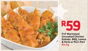 PnP Marinated Uncooked Chicken Kebabs BBQ, Lemon And Herb Or Peri-Peri-Per Kg