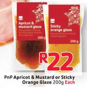 PnP Apricot And Mustard Or Sticky Orange Glaze-200g Each