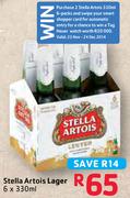 Stella Artois Lager-6 x 330ml