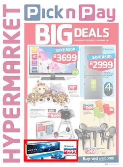 Pick n Pay Hyper : Big Deals ( 21 Oct - 02 Nov 2014 ), page 1