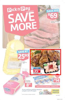 Pick n Pay WC : Save More (25 Feb - 08 Mar 2015), page 1