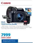 Canon DSLR 700D Extreme Bundle
