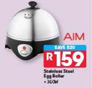 Aim Stainless Steel Egg Boiler-360W