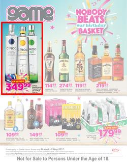 Game Liquor : Nobody Beats Our Birthday Basket (26 Apr - 2 May 2017), page 1