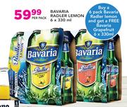 Bavaria Radler Lemon-6x330ml Per Pack