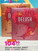 Delush Natural Sweet Rose Or Sweet Red-5Ltr Each