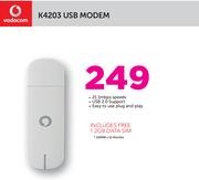 Vodacom K4203 USB Modem