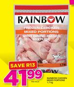 Rainbow Chicken Mixed Portions-1.7Kg Per Pack