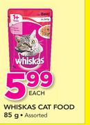 Whiskas Cat Food Assorted-85g