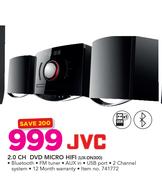 JVC CH DVD Micro HiFi UX-DN300