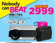 Sinotec LED Projector SPJ-86C With Sinotec Bag