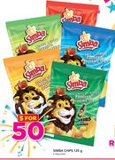 Simba Chips Assorted-5x125g