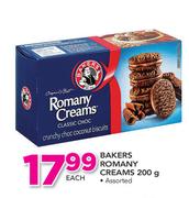 Bakers Romany Creams Assorted-200g