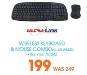 Ultralink Wireless Keyboard & Mouse Combo UL-KB-WM03