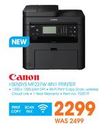 Canon I-Sensys MF237W 4 In 1 Printer