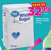 Great Value White Sugar-2.5Kg Each