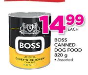 Boss Canned Dog Food-820gm