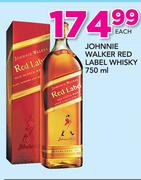 Johnnie walker Red label Whisky-750ml Each