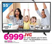 JVC 55" UHD Smart LED TV With Built-In Sounbar LT-55N875