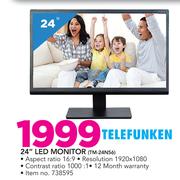 Telefunken 24" LED Monitor TM-24N56