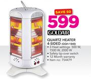 Goldair Quartz Heater 4-Sided GQH-1840