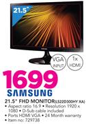 Samsung 21.5" FHD Monitor LS22D300HY XA