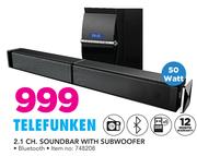 Telefunken 2.1 Ch Soundbar With Subwoofer 