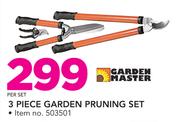 Garden Master 3 Piece Garden Pruning Set-Per Set