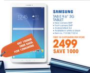 Samsung Tab E 9.6" 3G tablet