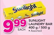 Sunlight Laundry Bar-400g/500g Each