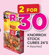 Knorrox Stock Cubes 24's-For 2