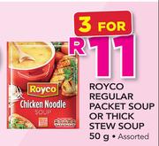 Royco Regular Packet Soup Or Thick Stew Soup-3x50g