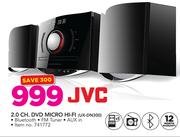 JVC 2.0 Ch DVD Micro HiFi UX-DN300