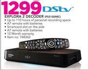 DSTV Explora 2 Decoder PS5100IIMC