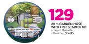 20m Garden Hose With Free Starter Kit