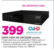 Open View HD Decoder NA9200