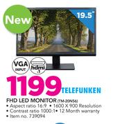 Telefunken FHD LED Monitor TM-20N56