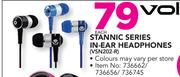 Volkano Stannic Series In Ear Headphones VSN202-R-Each