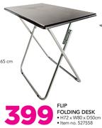 Flip Folding Desk 72 x 80 x 50cm