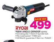 Ryobi 900W Angle Grinder G-915